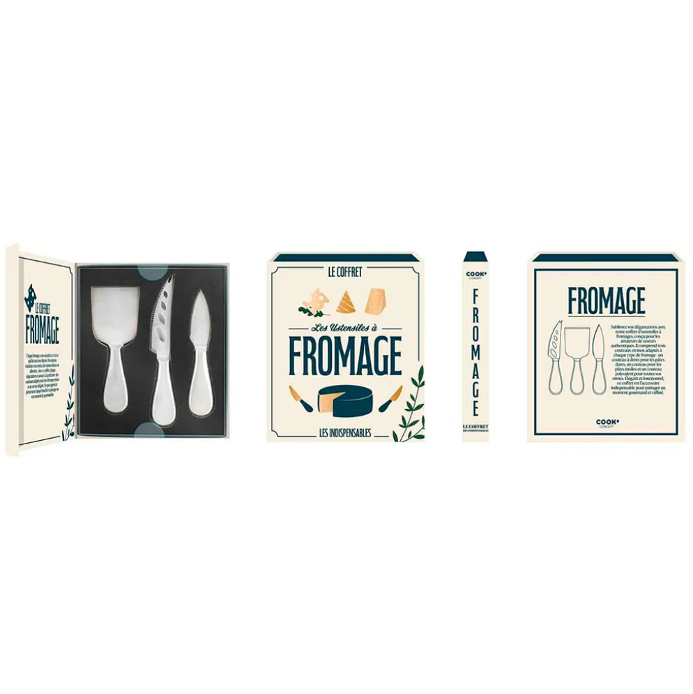 Coffret service à fromage 3 pièces