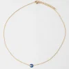 Collier en acier inoxydable indigo l39cm
