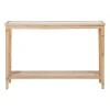 Console naturel foncé 120x36xh80cm en bois de sapin - Firmin
