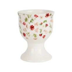 Coquetier en faïence fleur - Collection