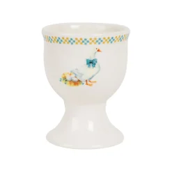 Coquetier oie en faïence blanc - Collection