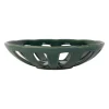Coupe en grès émeraude moucheté d28cm - Organic