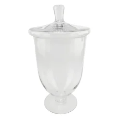 Coupe sur pied en verre avec couvercle d21cm - Eloise