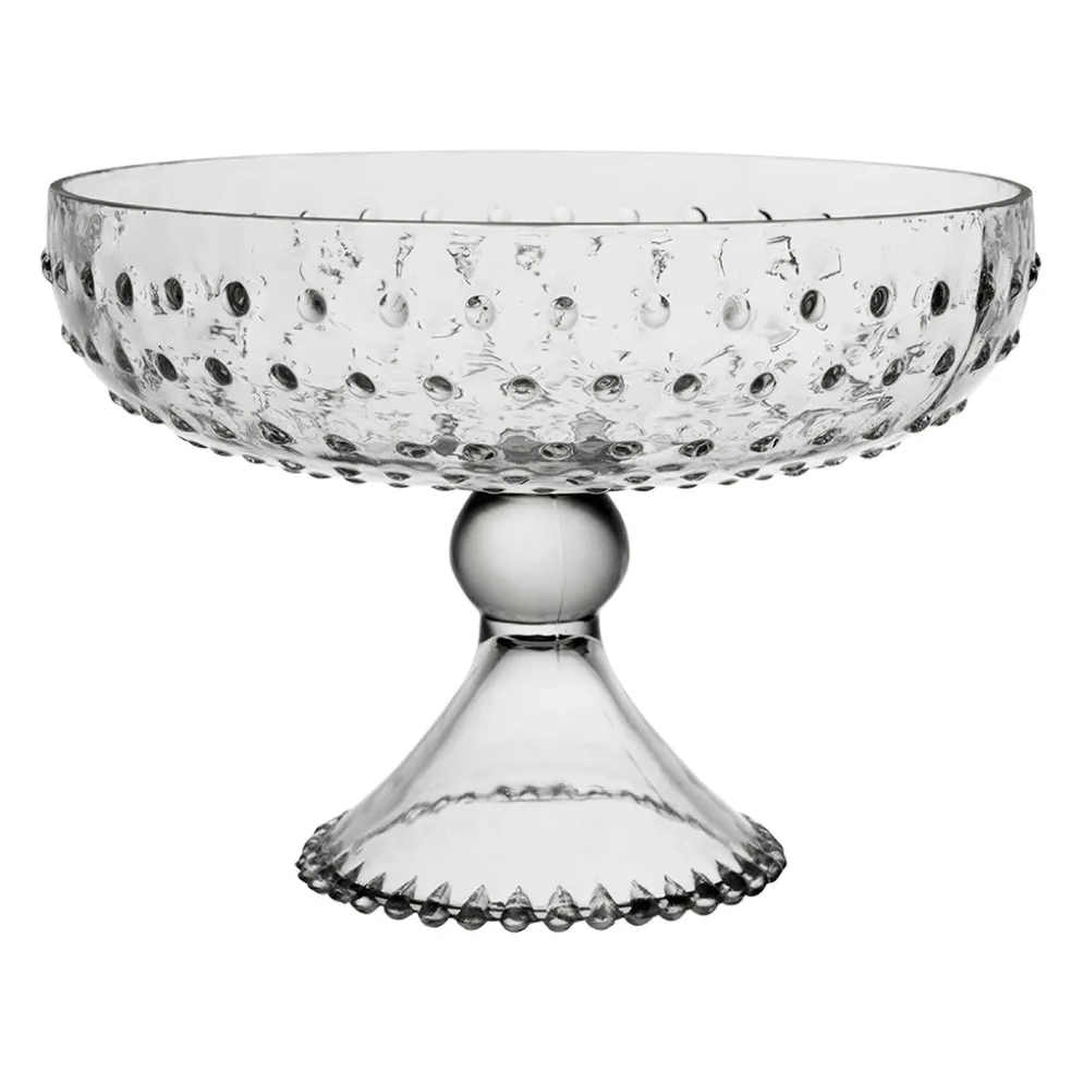 Coupe sur pied en verre d25cm - Perloa