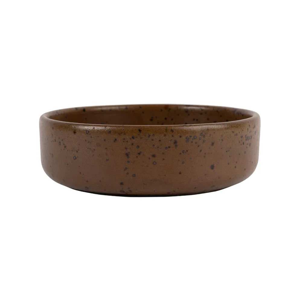 Coupelle brun d14.5xh4.5cm en terre cuite - gena