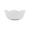 Coupelle chou blanc d15xh6.5cm gres