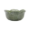 Coupelle chou vert d15xh6.5cm gres