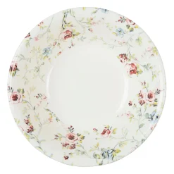 Coupelle en faïence multicolore d15.5cm - p'tites fleurs