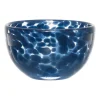 Coupelle en verre bleu d11cm - Preline