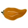 Coupelle piment en grès curry 18x8.5cm
