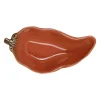 Coupelle piment en grès rhubarbe 18x8.5cm