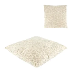 Coussin en tissu beige 45x45cm