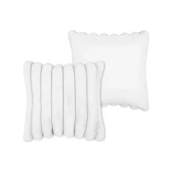 Coussin en tissu blanc 45x45cm - Polary