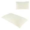 Coussin en tissu bouclette blanc cassé 50x30cm