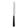 Couteau en inox noir - lucie