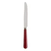 Couteau lucie rouge en inox