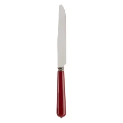 Couteau lucie rouge en inox