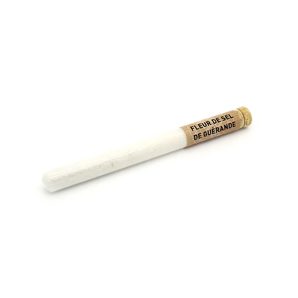 Cristaux blancs de fleur de sel en tube 25g