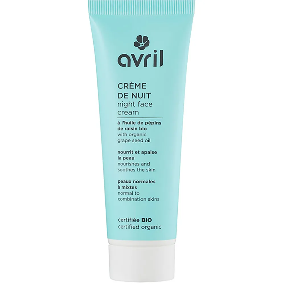Crème de nuit peaux normales & mixes 50ml - certifiée bio