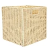 Cube de rangement tresse pliable 30x30xh30cm
