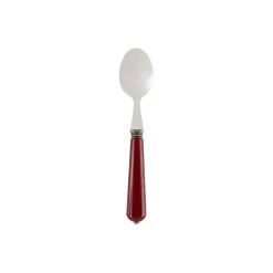 Cuillere cafe lucie rouge en inox