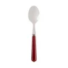 Cuillere lucie rouge en inox