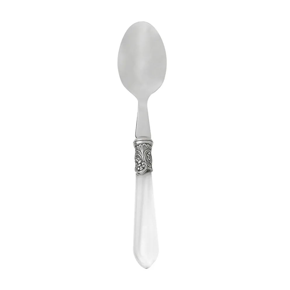 Cuillère en inox transparent - baroque