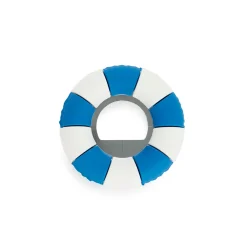 Décapsuleur boué bleu et blanc