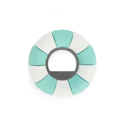 Décapsuleur boué turquoise et blanc