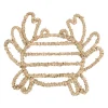 Déco crabe en jonc de mer naturel - borneo