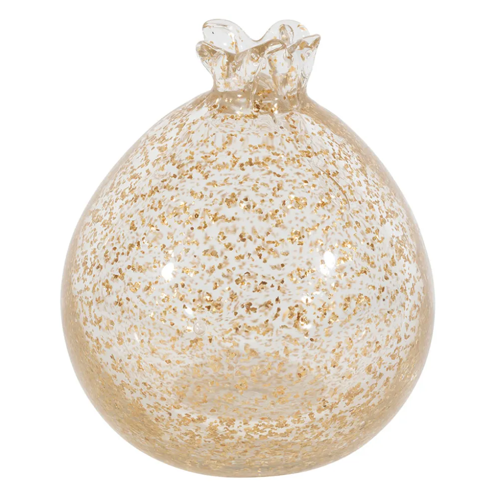 Deco grenade en verre doré - Grenadier