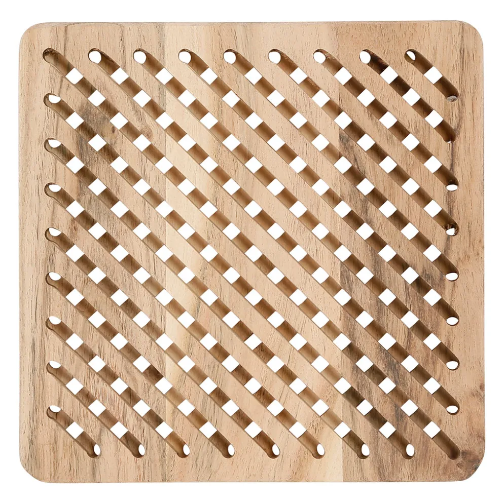 Dessous de plat carré bois natutel - dalbert