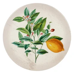 Dessous de plat citron en dolomite d20cm - Botanique