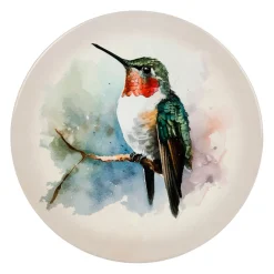 Dessous de plat oiseau en céramique multicolore d20cm