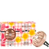 Diffuseur pour voiture en métal rose parfumé soleil fruité - Estival