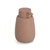 Distributeur de savon en céramique moka h14cm