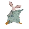Doudou lapin en coton sauge - Trois petits lapins