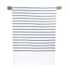 Drap de plage en coton mariniere bleu et blanc 90x180cm - Pestamal