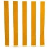 Drap de plage en coton rayé ocre et blanc 90x170cm - Porto