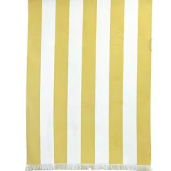 Drap de plage rayé en coton paille 90x170cm - Porto