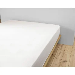 Drap housse chantilly en gaze de coton 140x190cm - Gaia