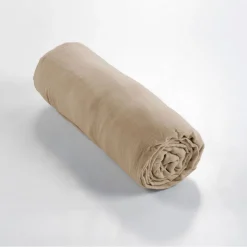 Drap housse en gaze de coton ficelle 140x190cm - Gaia
