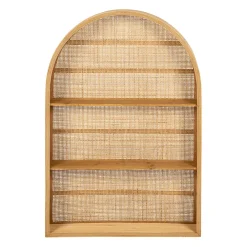 Etagère murale 3 niveaux en rotin naturel H91cm - Essencia