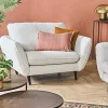Fauteuil Axel - Tissu chenille - Raven Ivoire
