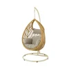 Fauteuil de jardin œuf suspendu en résine tréssée h196cm - Boca