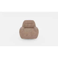 Fauteuil Korgan - Tissu Bouclé - Raven Marron mocca