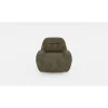 Fauteuil Korgan - Tissu Chenille - Perfect Vert Kaki