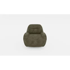 Fauteuil Korgan - Tissu Chenille - Perfect Vert Kaki