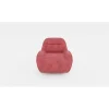 Fauteuil Korgan - Tissu Chenille - Perfect Rouge