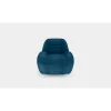 Fauteuil Korgan - Tissu Velouté - Dany Bleu
